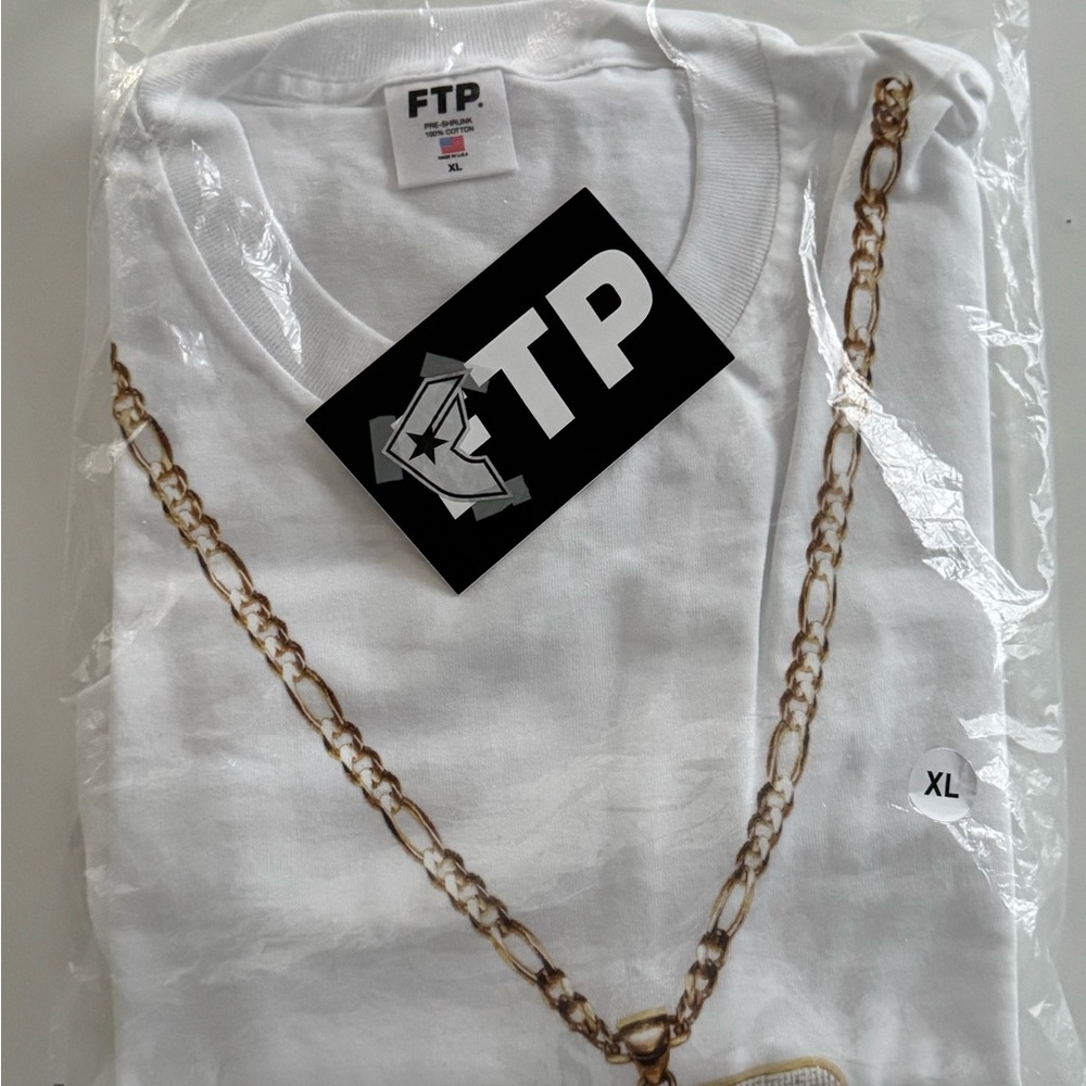 Sealed XL White FTP Short Sleeve Tee sealed #FTP #Sealed #freesticker #deadstock